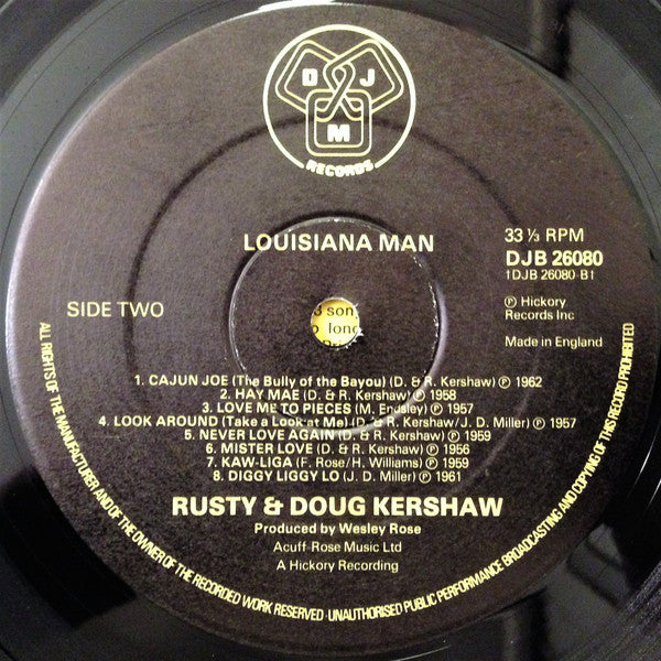 Rusty & Doug Kershaw : Louisiana Man (LP, Album)