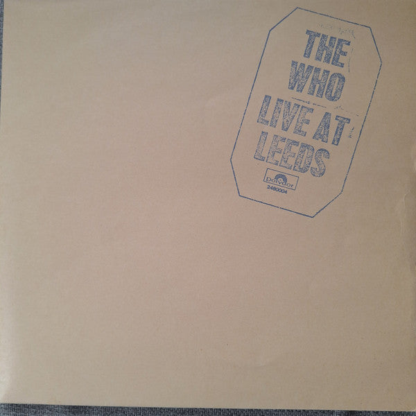 The Who : Live At Leeds (LP, Album, RE, Gat)