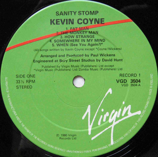 Kevin Coyne : Sanity Stomp (2xLP, Album)