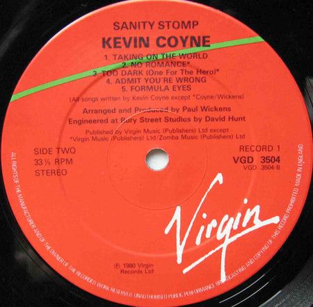 Kevin Coyne : Sanity Stomp (2xLP, Album)