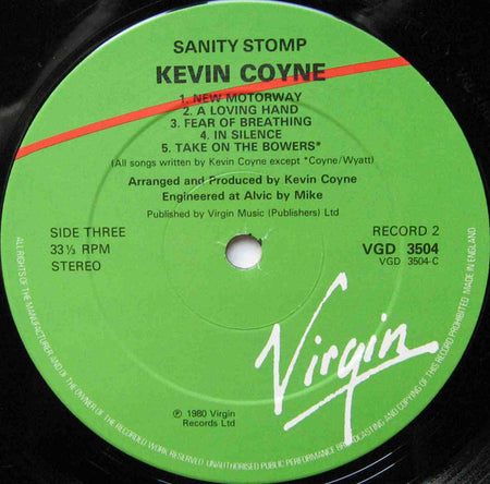 Kevin Coyne : Sanity Stomp (2xLP, Album)