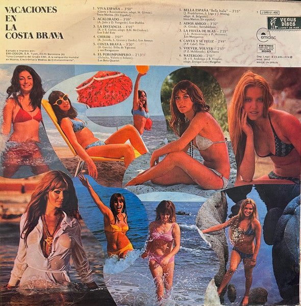 Various : Vacaciones En La Costa Brava (LP, Comp)