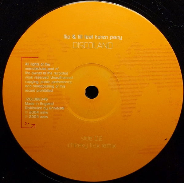 Flip & Fill Feat Karen Parry : Discoland (12")