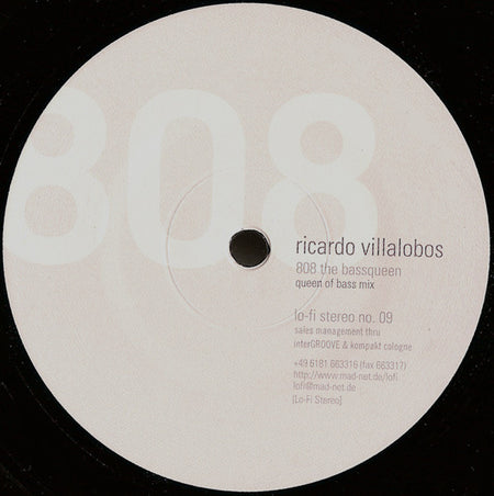 Ricardo Villalobos : 808 The Bassqueen (12")