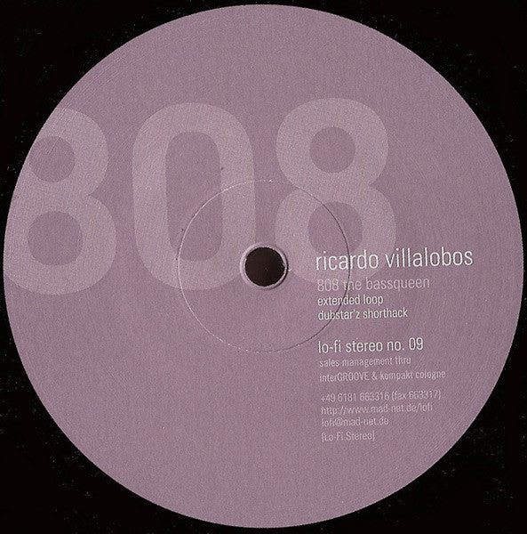 Ricardo Villalobos : 808 The Bassqueen (12")