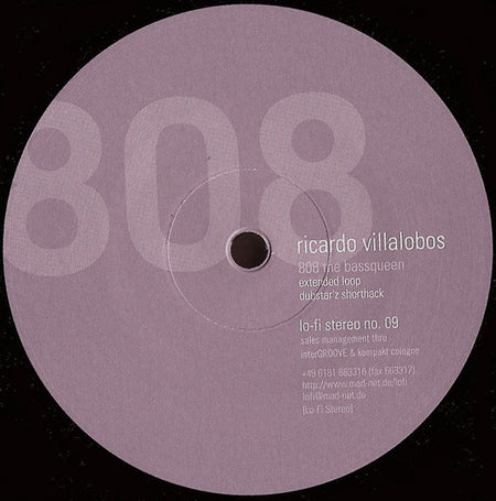 Ricardo Villalobos : 808 The Bassqueen (12")