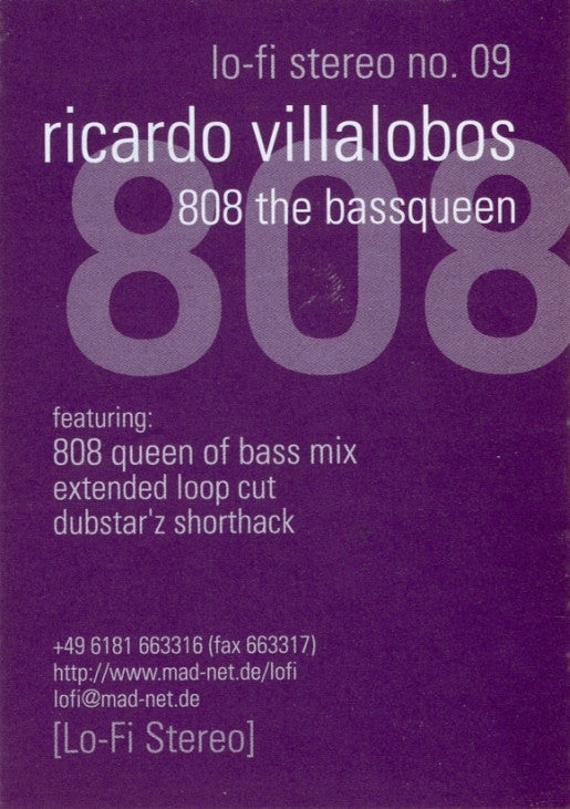 Ricardo Villalobos : 808 The Bassqueen (12")
