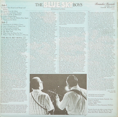 The Blue Sky Boys* : The Blue Sky Boys (LP)