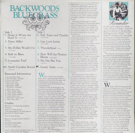 Connie & Babe : Backwoods Bluegrass (LP, Album, Gat)