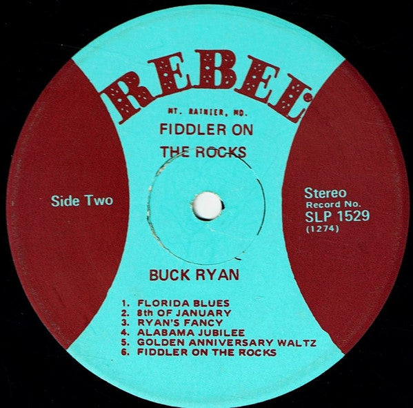 Buck Ryan : Fiddler On The Rocks (LP, Album)