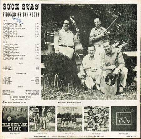 Buck Ryan : Fiddler On The Rocks (LP, Album)