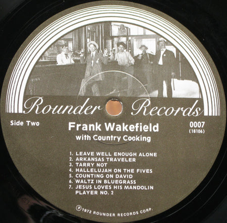 Frank Wakefield With Country Cooking : Frank Wakefield (LP, Album)