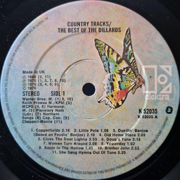 The Dillards : Country Tracks / The Best Of The Dillards (LP, Comp)