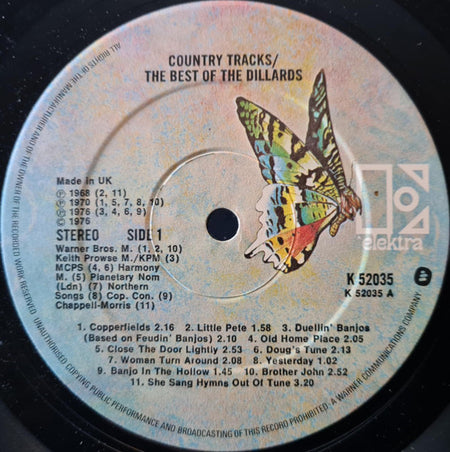 The Dillards : Country Tracks / The Best Of The Dillards (LP, Comp)