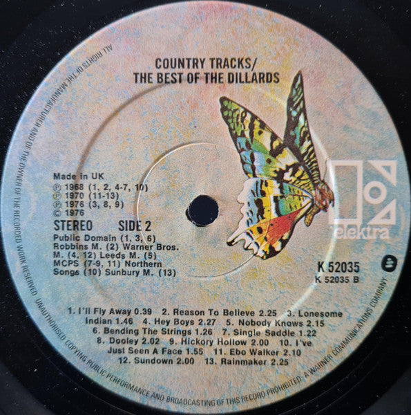 The Dillards : Country Tracks / The Best Of The Dillards (LP, Comp)