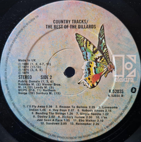 The Dillards : Country Tracks / The Best Of The Dillards (LP, Comp)
