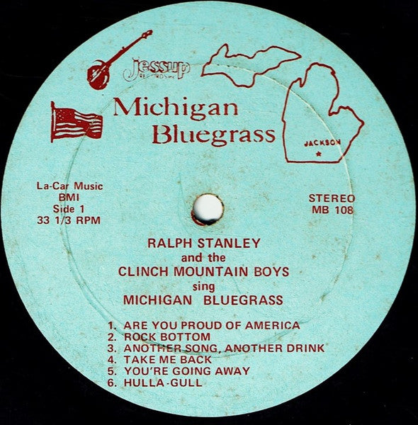 Ralph Stanley And  The Clinch Mountain Boys : Sing Michigan Bluegrass (LP, Album)