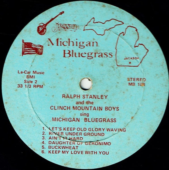 Ralph Stanley And  The Clinch Mountain Boys : Sing Michigan Bluegrass (LP, Album)