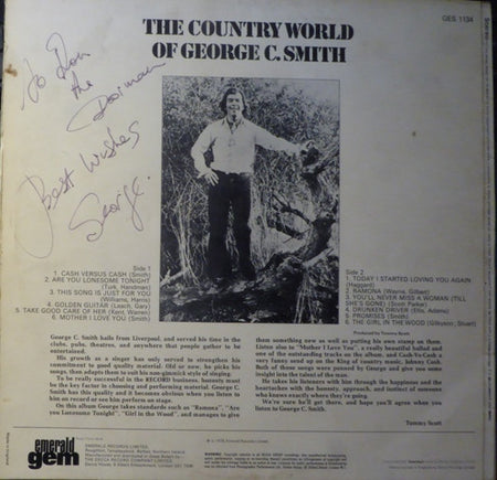 George C. Smith : The Country World Of George C. Smith (LP, Album)