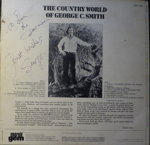 George C. Smith : The Country World Of George C. Smith (LP, Album)
