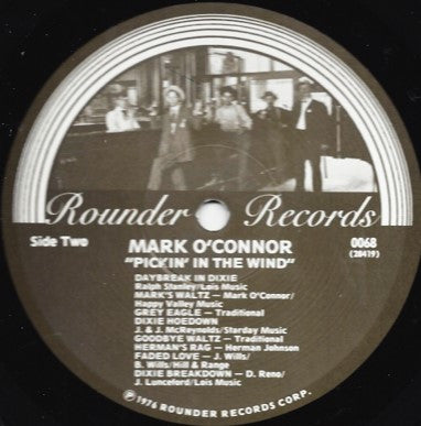 Mark O'Connor : Pickin' in The Wind (LP, Album, Gat)