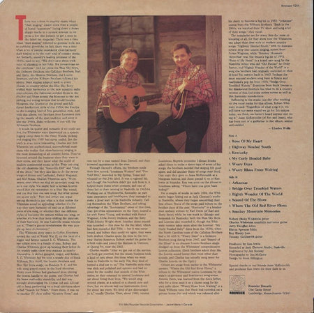 The Whitstein Brothers : Rose Of My Heart (LP, Album)