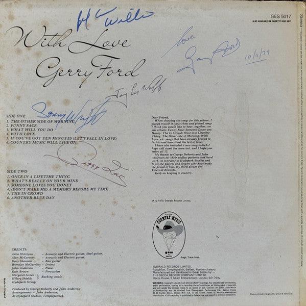 Gerry Ford : With Love (LP, Album)