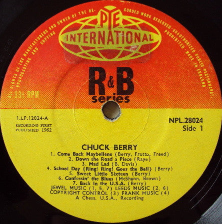 Chuck Berry : Chuck Berry (LP, Comp, Mono)