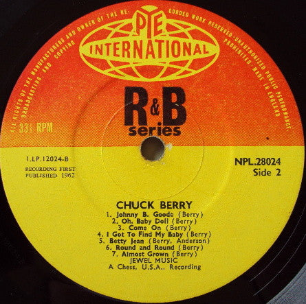 Chuck Berry : Chuck Berry (LP, Comp, Mono)