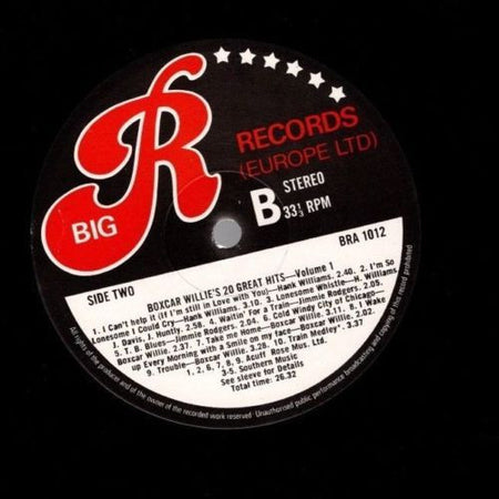Boxcar Willie : 20 Great Hits - Volume 1 (LP, Comp)