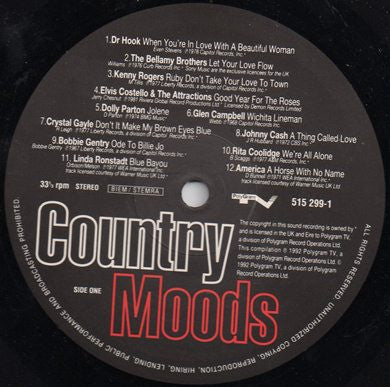 Various : Country Moods (LP, Comp)