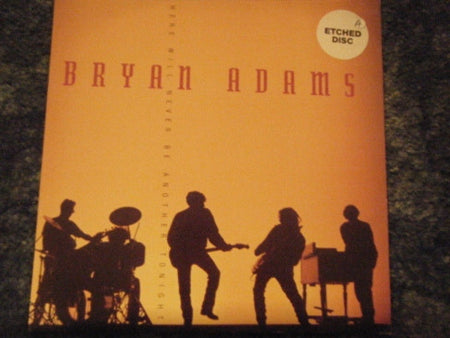 Bryan Adams : There Will Never Be Another Tonight (12", S/Sided, Single, Etch)