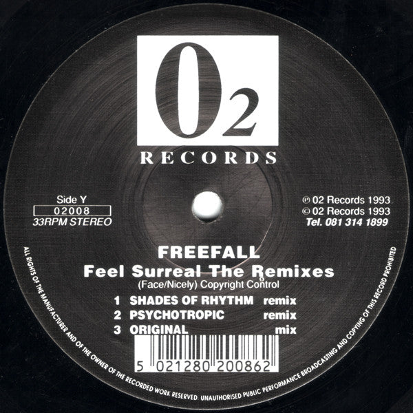 Freefall (2) : Feel Surreal (The Remixes) (12")
