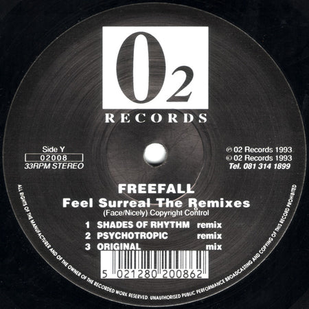 Freefall (2) : Feel Surreal (The Remixes) (12")