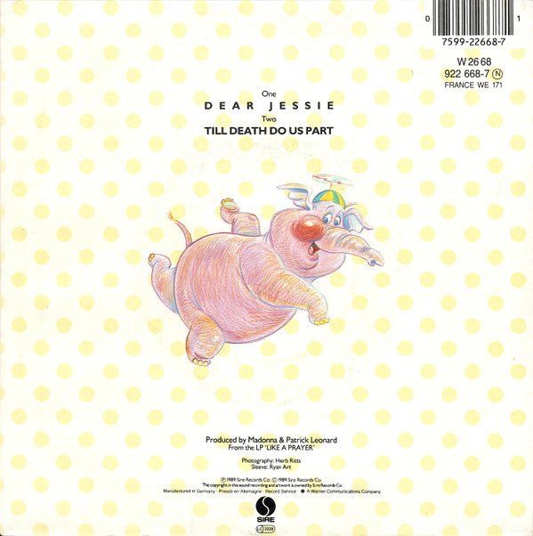 Madonna : Dear Jessie (7", Single, Sol)