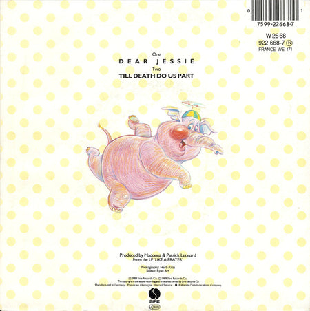 Madonna : Dear Jessie (7", Single, Sol)