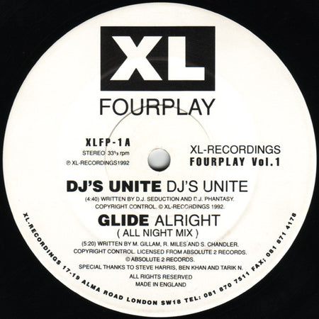 Various : Fourplay Vol. 1 (12")