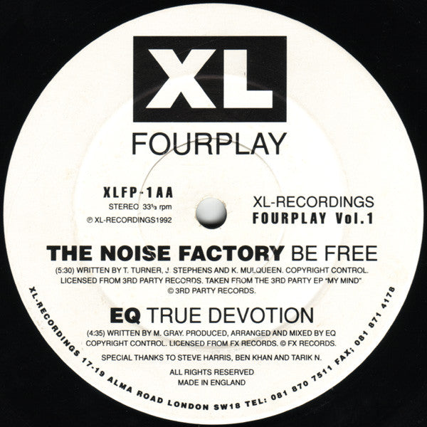 Various : Fourplay Vol. 1 (12")