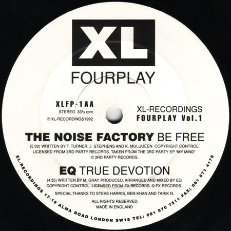 Various : Fourplay Vol. 1 (12")