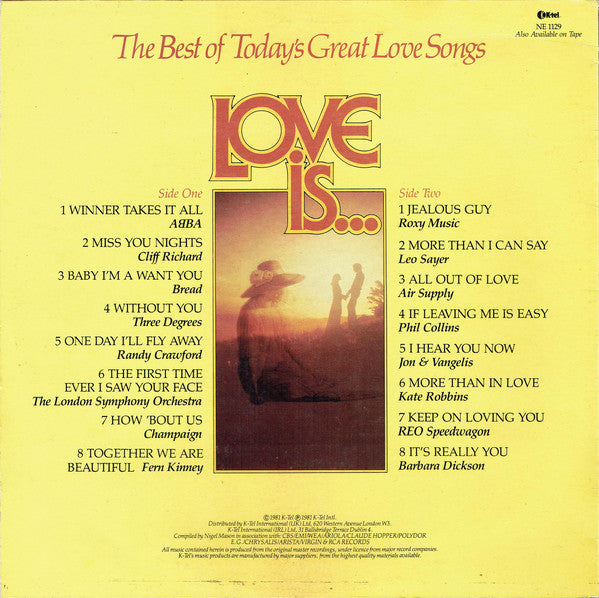 Various : Love Is...  (LP, Comp, Orl)