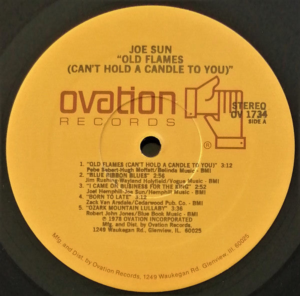 Joe Sun : Old Flames (Can't Hold A Candle To You) (LP, Album)