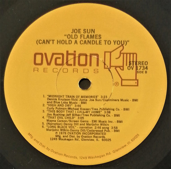 Joe Sun : Old Flames (Can't Hold A Candle To You) (LP, Album)
