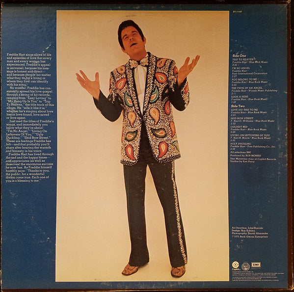 Freddie Hart And The Heartbeats : Trip To Heaven (LP, Album)