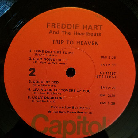 Freddie Hart And The Heartbeats : Trip To Heaven (LP, Album)