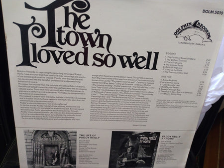 Paddy Reilly : The Town I Loved So Well (LP, Album)