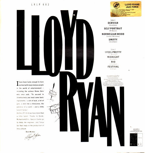 Lloyd Ryan : Circular Storm (LP)