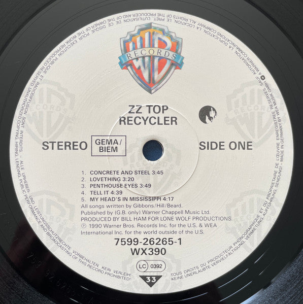 ZZ Top : Recycler (LP, Album, MAS)