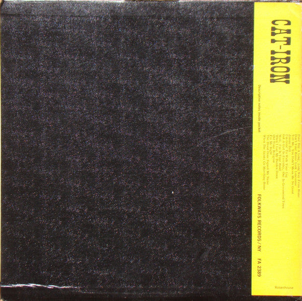 Cat-Iron* : Cat-Iron Sings Blues And Hymns (LP, Album)