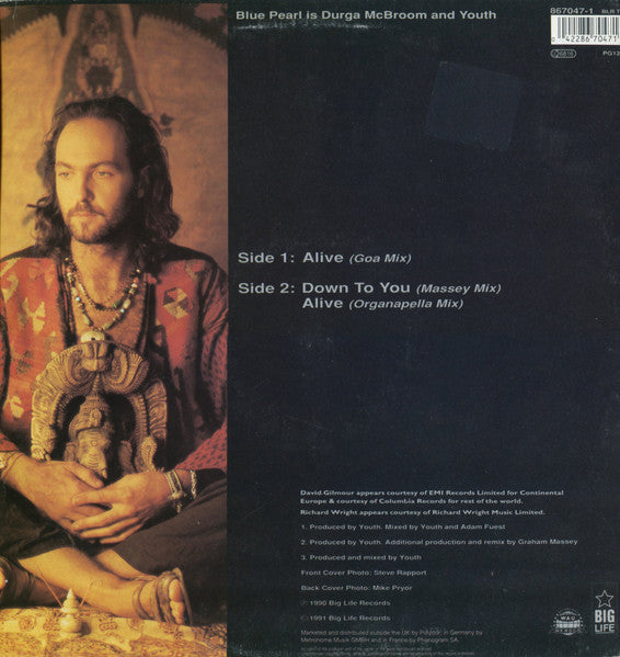 Blue Pearl : Alive (12", Single)