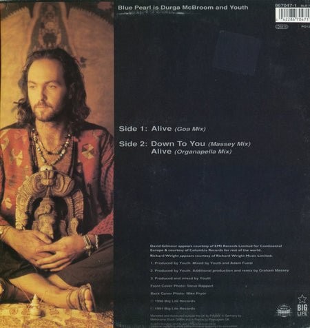 Blue Pearl : Alive (12", Single)
